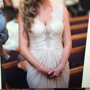 BCBG MaxAzria Ivory Lace Dress